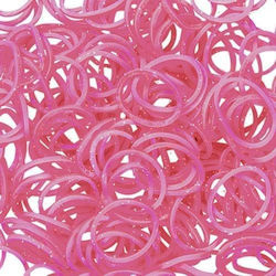 Rainbow Loom Element decorativ pentru proiecte DIY Roșu