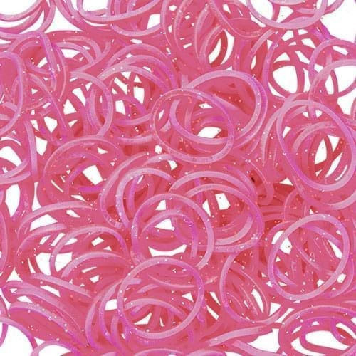 Rainbow Loom Element decorativ pentru proiecte DIY Roșu