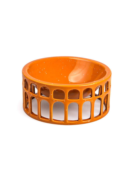 DOIY Ceramic Salad Bowl Orange 11x19x19cm