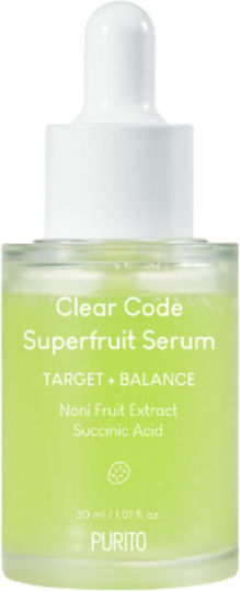 Purito Clear Code Superfruit Target + Balance Serum Face for Detoxification & Nourishment 30ml