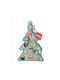 Kadax Christmas Hanging Tree With Gold Dust With Beads