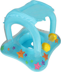 Zola Children's Pool Inflatable with Roof, Safety Seat, Attached Ball Game