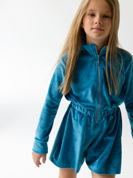 Kids' Fabric Jumpsuit Shorts/Bermudas Petrol