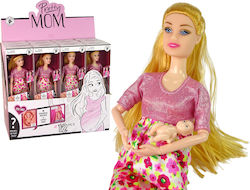 Lean Toys Baby Baby-Puppe Schwanger Rosa Kleid Blumen für 3+ Jahre alt+ Jahre Lean Toys Baby Baby-Puppe Schwanger Rosa Kleid Blumen für 3+ Jahre alt+ Jahre