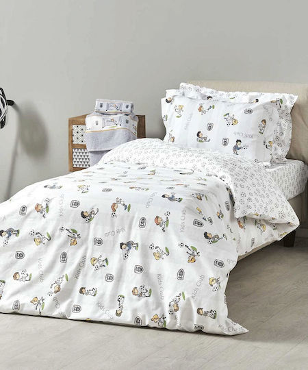 Kentia Kids Duvet Single Paok 06 White 160x240cm
