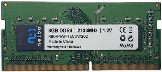 Nelbo 8GB DDR4 RAM mit Geschwindigkeit 2133 für Laptop