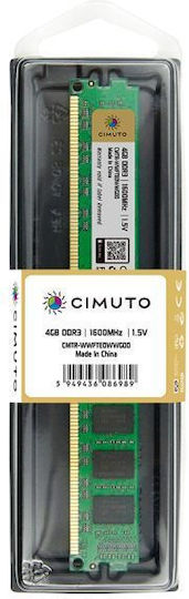 Cimuto 4GB DDR3 RAM mit Geschwindigkeit 1600 für Schreibtisch