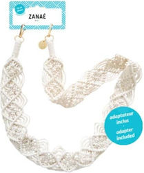 Zanaé Necklaces Neck Strap for Mobile Phones White