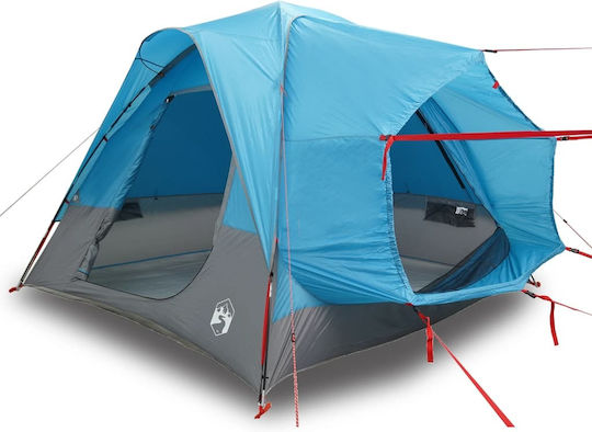 vidaXL Cort Camping Automobil Albastru pentru 4 Persoane 300x300x230cm