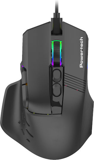 Powertech PT-1274 RGB Gaming Gaming Maus 12000 DPI Schwarz