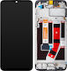 Oppo Екран със Сензорен Механизъм за Oppo A77 4G, A57s, OnePlus Nord N20 SE (Черен)