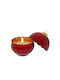 Iliadis Christmas Red Candle