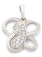PS Silver Charm Fluture Din Argint Cu Zircon