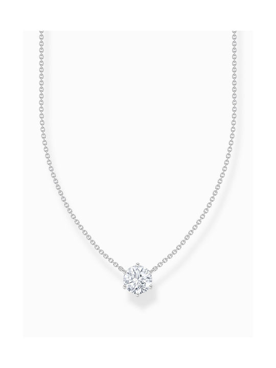 Thomas Sabo Κολιέ από Ασήμι με Ζιργκόν