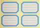 Metron Ετικέτες Τετραδίων 7.1x4.9cm 40τμχ