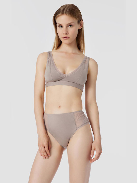 Minerva Lingerie Women's Slip Mocca