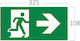 Braytron Self-adhesive Sign Exit BC14-01315