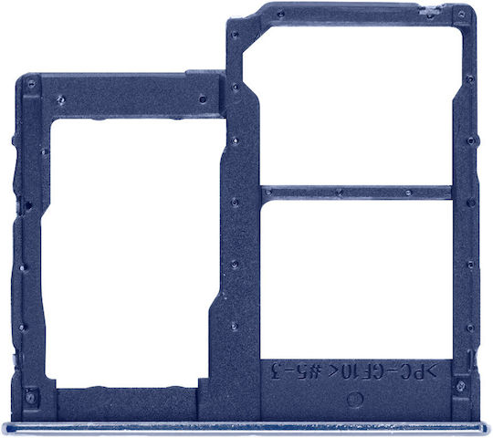 Replacement Sim Card Tray Galaxy A40 Blue
