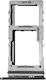 Sim-Karten-Schublade Samsung Galaxy S20 Ultra Ersatz Nano-SIM-Slot Schwarz