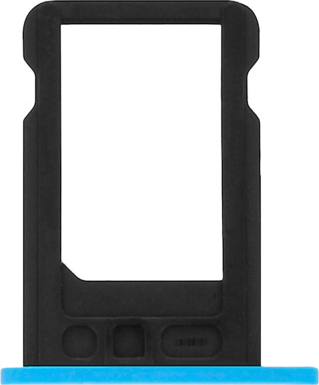 Синя тава за нано-SIM карта за Apple iPhone 5c – резервна част