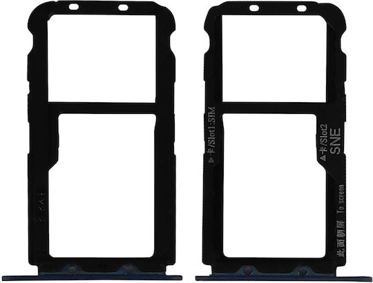 Huawei Mate 20 Lite SIM Card Tray Midnight Blue Replacement Adapter Tray