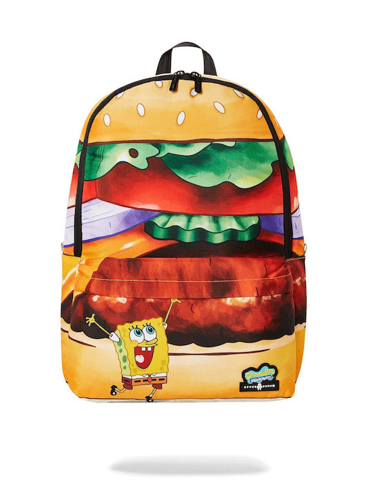 Space Junk School Bag Backpack Junior High-High School Multicolour with Water Bottle Holder