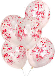 Set of 5 Balloons Transparent Halloween