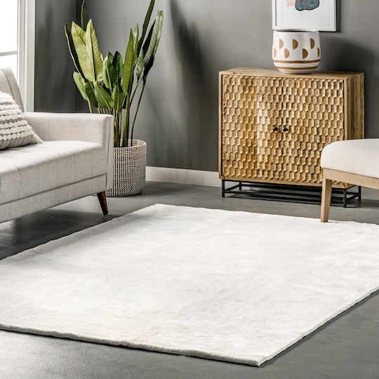 Saray Home Deluxe Anti-slip Shaggy Furry Ecru Saray Home Deluxe Anti-slip Shaggy Furry Ecru