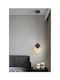 Home Lighting Κρεμαστό Φωτιστικό Μαύρο LED με Ρυθμιζόμενο Λευκό Φως 30x77x100εκ.