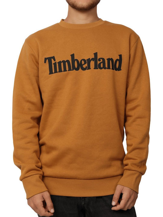 Timberland Logo Herren Sweatshirt Orange