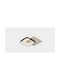 Home Lighting Πλαφονιέρα Οροφής 20εκ. Μαύρη με Ενσωματωμένο LED