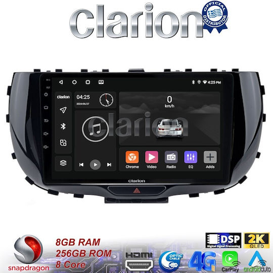 Clarion Auto-Audiosystem für Kia Seele 2019 > (Bluetooth/USB/WiFi/GPS/Apple-Carplay/Android-Auto)