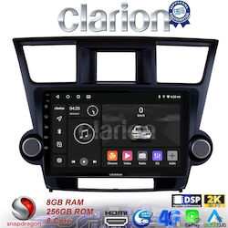 Clarion Car Audio System for Toyota Highlander 2008 > 2015 (Bluetooth/USB/WiFi/GPS/Android-Auto)