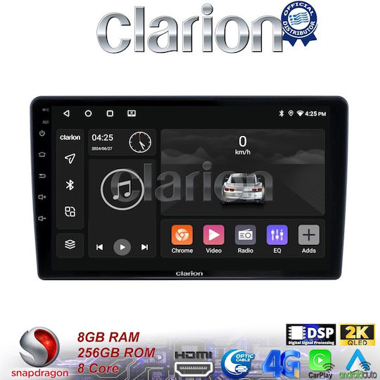 Clarion Автомобилна Аудио Система (Блутут/USB/WiFi/GPS/Apple-Carplay/Android-Auto) с Тъчскрийн 9"
