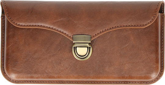 Avizar Gürteltasche Horizontal Smartphones Bis Zu 6,7" Dunkelbraun