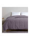 Cannon Παπλωματοθήκη Βαμβακερή Μονή 170x250 Fresh Grey Ridge