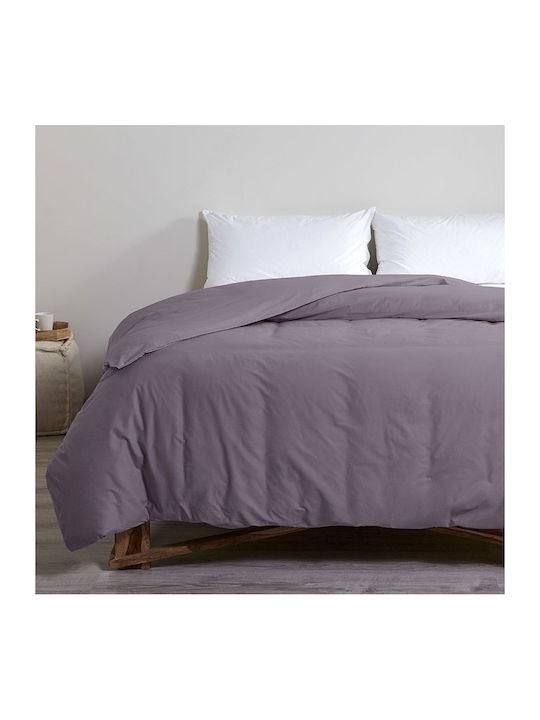 Cannon Παπλωματοθήκη Βαμβακερή Υπέρδιπλη 230x250 Fresh Grey Ridge