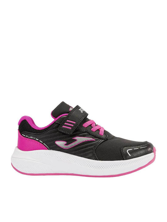 Fury Jr Παιδικά Sneakers με Σκρατς Μαύρα