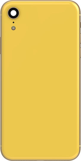 Рамка Clappio + Капак за батерия Iphone Xr Комплект Жълт
