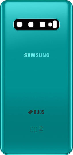 Clappio Battery Cover Galaxy S10 Compatible Spare Part Green