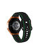 Curea Samsung Galaxy Watch 5 5 Pro 4 Silicon Cusături Bicolor Lime
