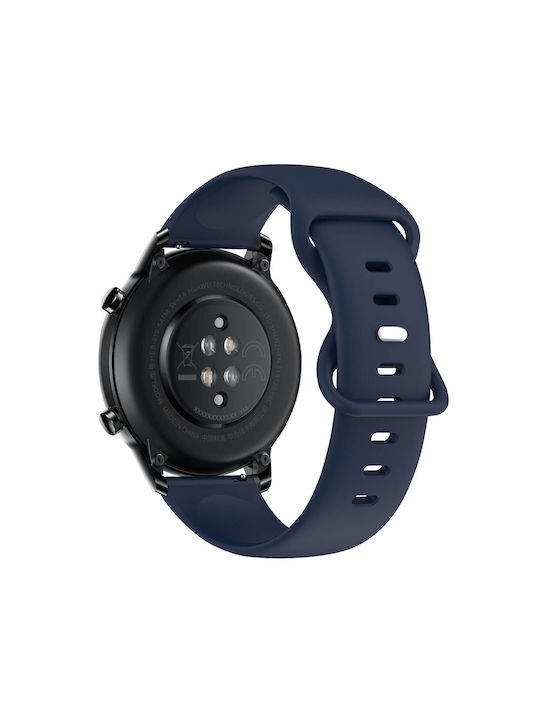 Strap Honor Magic Watch 2 42mm Flexible Silicone Navy