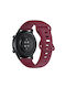 Каишка Honor Magic Watch 2 42mm Гъвкав Силикон Бордо