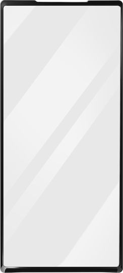 Full Adhesive Beveled Edge Shockproof Glass Google Pixel 6a Black