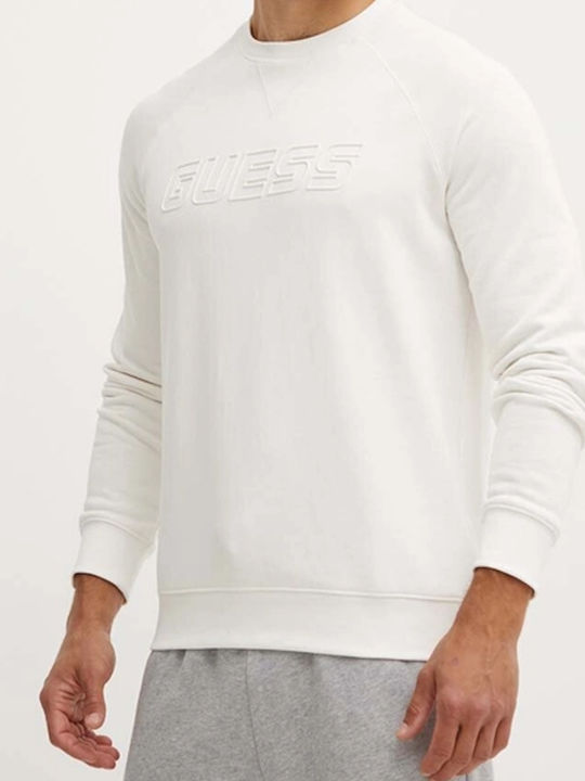 Guess Aldwin Herren Sweatshirt white