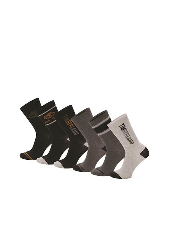 Timberland Men's Socks Black 6Pack