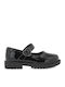 Kids Patent Leather Ballerinas Mary Jane with Adjustable Metal Clasp Black
