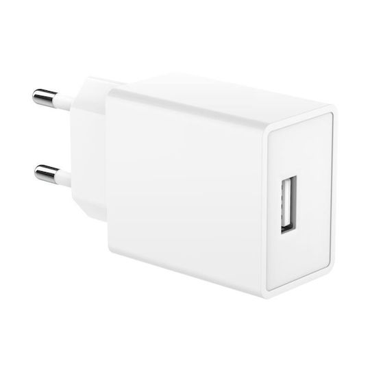 iNOS Încărcător Fără Cablu cu Port USB-A 12W Albς