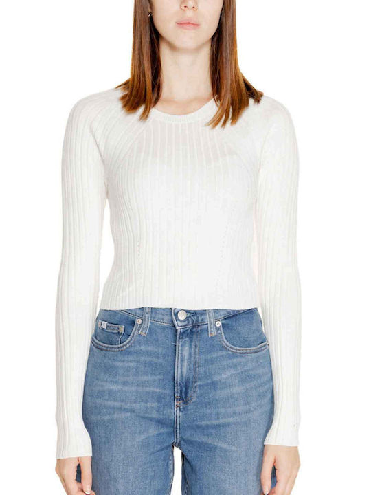 Only Meddi Women's Long Sleeve Crop Sweater Off...