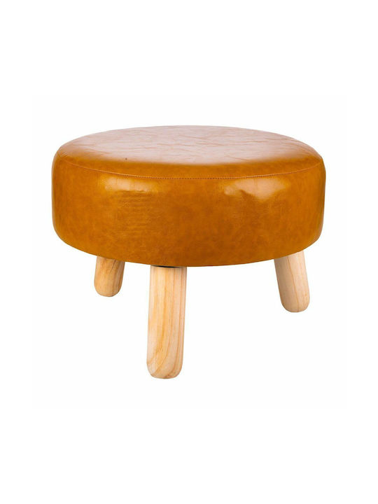 Stool For Living Room Yellow 40x40x29cm